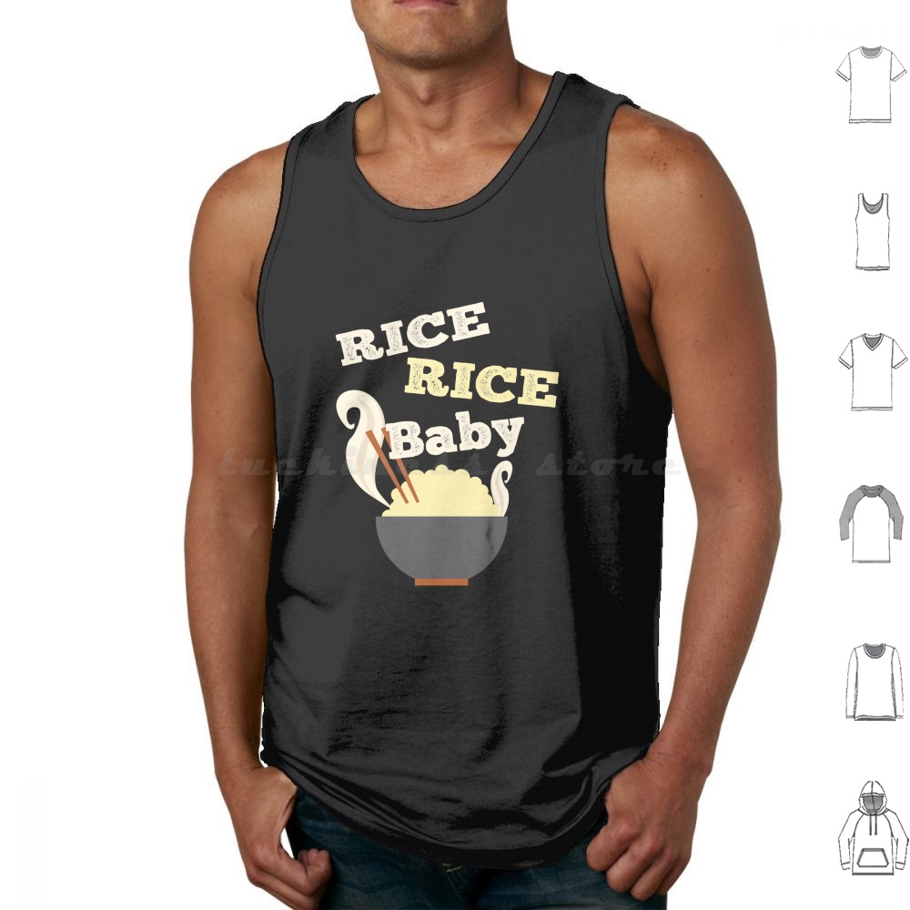Rice Rice Baby Tank Tops Print - Baby Rice Food 评论和价格