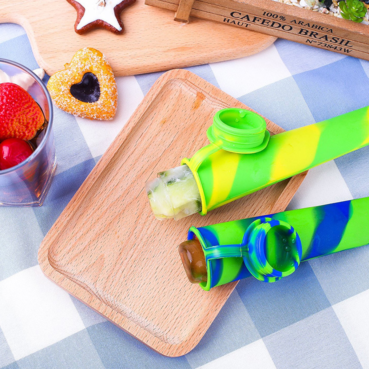 Ice Cream Molds Kids Silicone  - Baby Food Yogurt 评论和价格