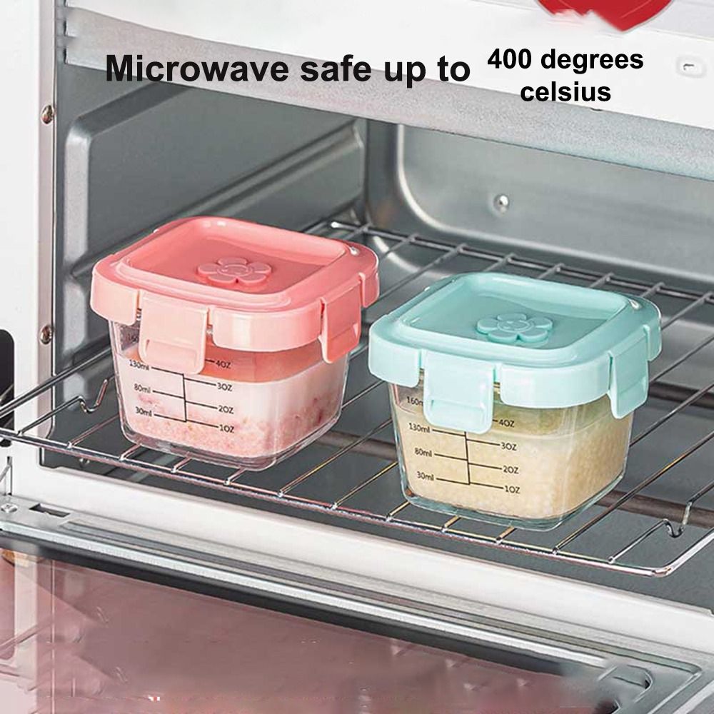 140ml Glass Food Storage Box F - Baby Food Glass Jar 评论和价格