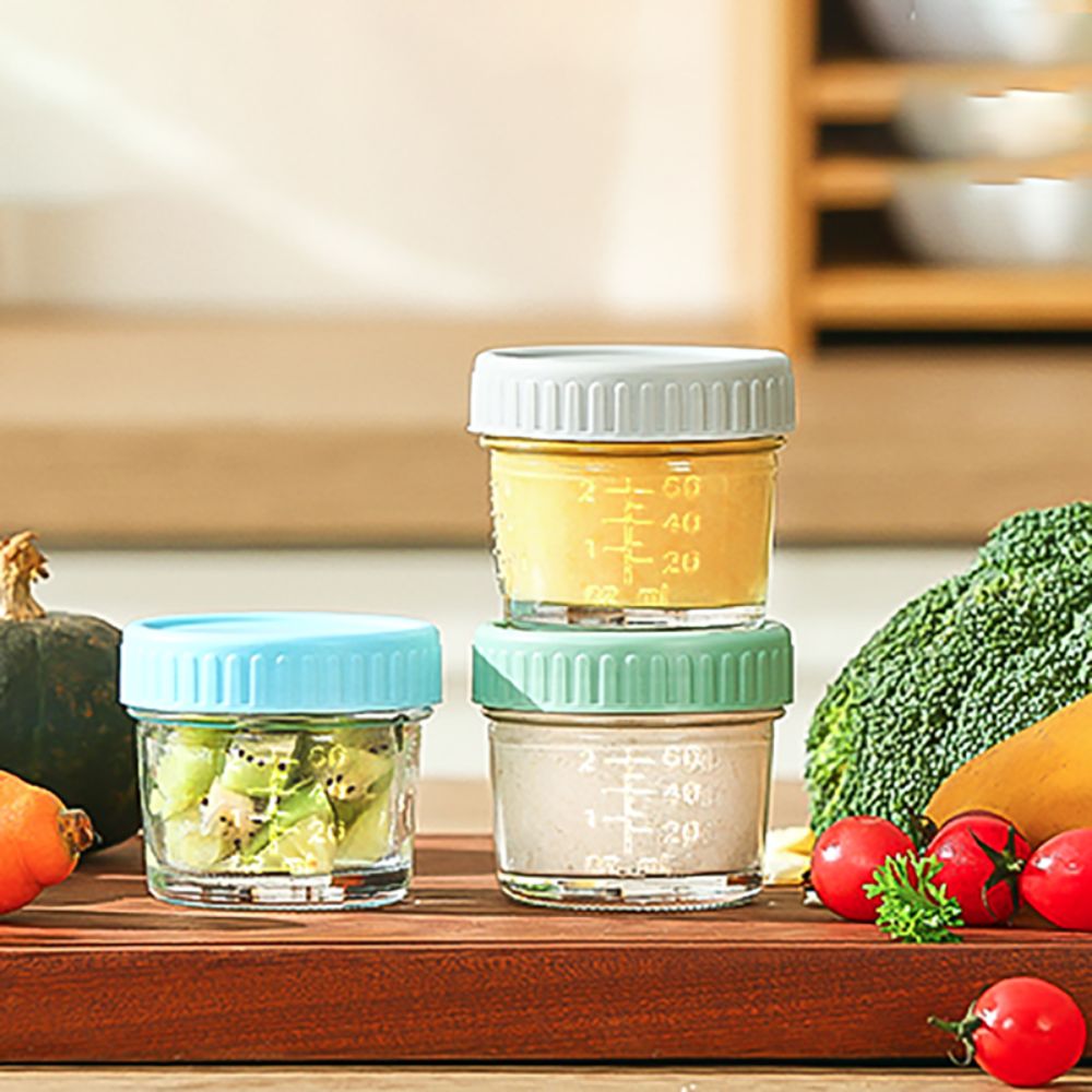 6pcs Mason Jar Glass Baby Food - Baby Food Glass Jar 评论和价格