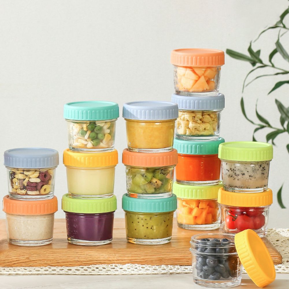 6pcs Mason Jar Glass Baby Food - Baby Food Glass Jar 评论和价格