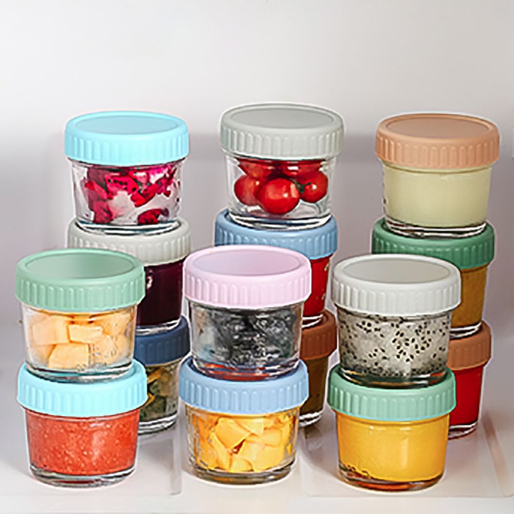 6pcs Mason Jar Glass Baby Food - Baby Food Glass Jar 评论和价格