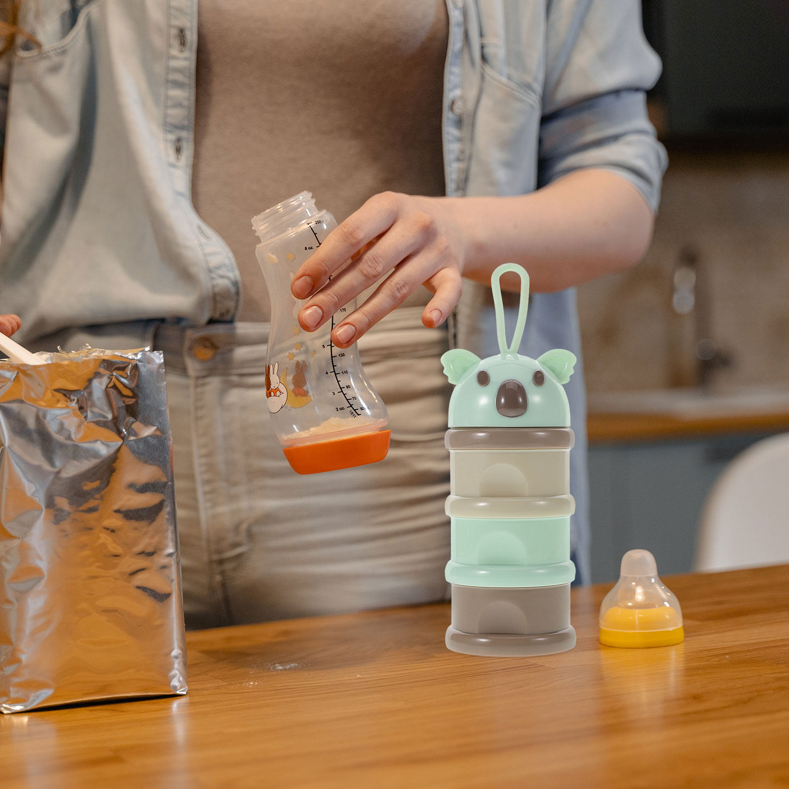Baby Milk Powder Formula Dispe - Snack Container Travel 评论和价格