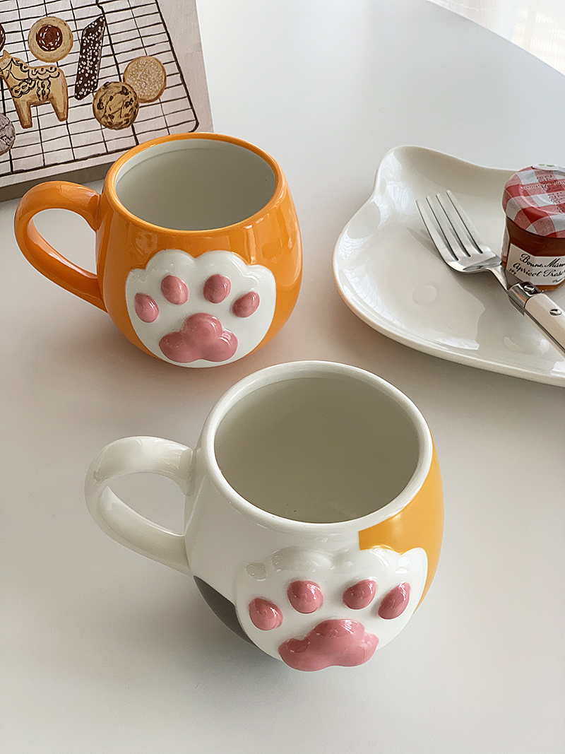 Lovely Cat Paw Cup - Cartoon 3 - Baby Food Oatmeal 评论和价格