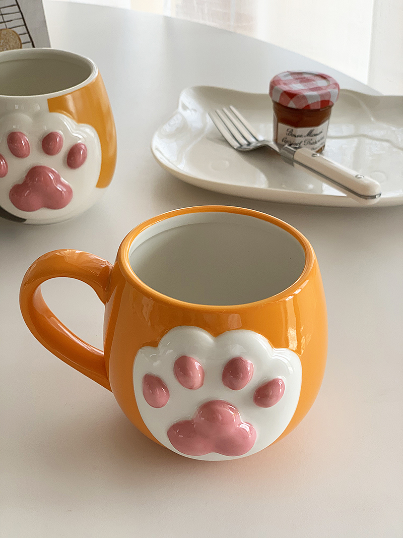 Lovely Cat Paw Cup - Cartoon 3 - Baby Food Oatmeal 评论和价格