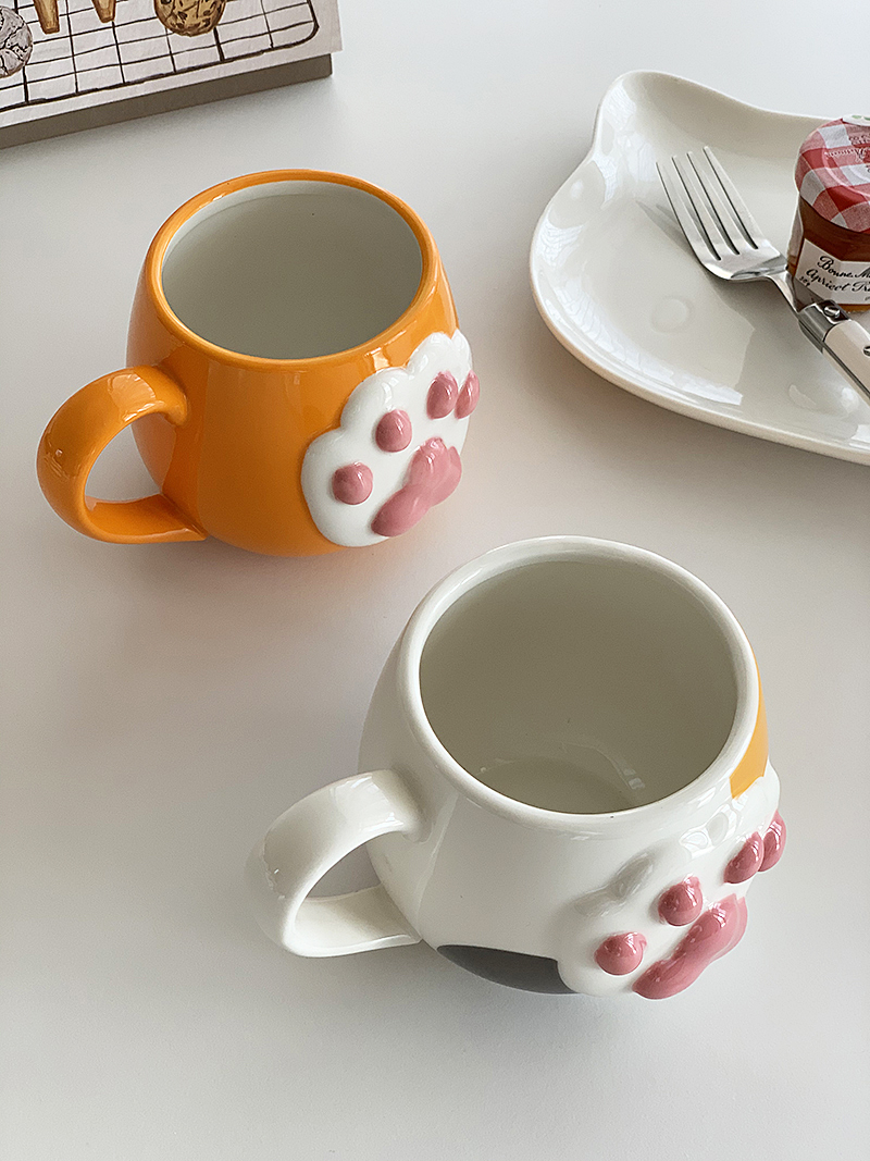 Lovely Cat Paw Cup - Cartoon 3 - Baby Food Oatmeal 评论和价格
