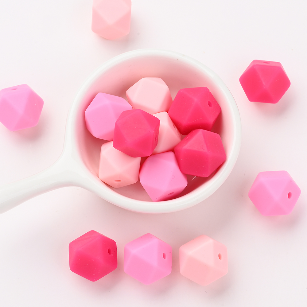 30Pcs 14mm Octagonal Bead Sili - Baby Food Set 评论和价格