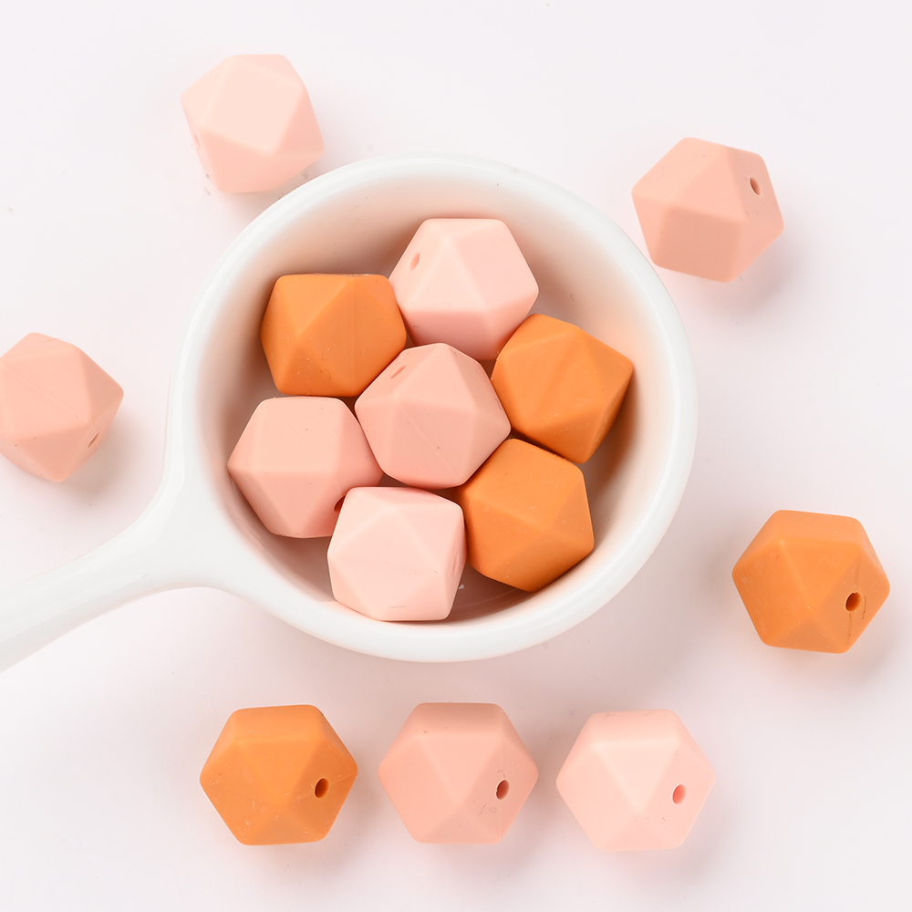 30Pcs 14mm Octagonal Bead Sili - Baby Food Set 评论和价格
