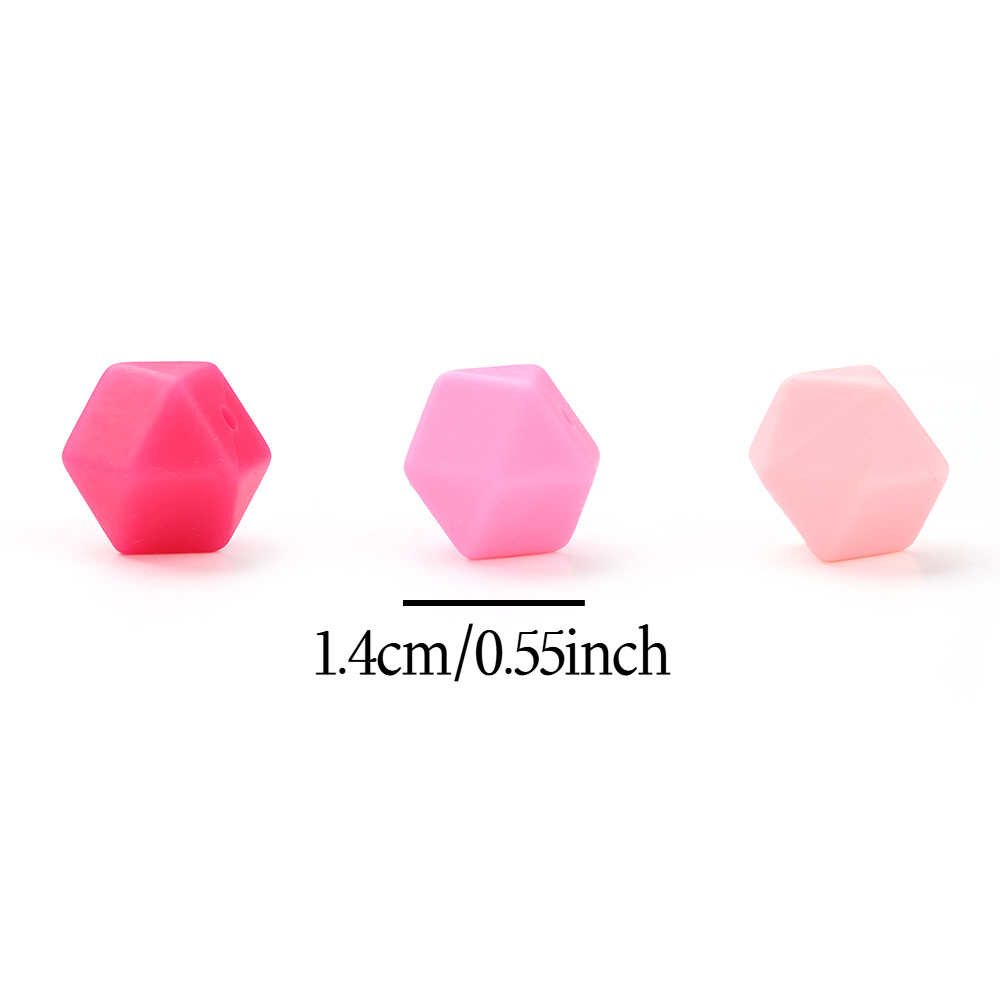 30Pcs 14mm Octagonal Bead Sili - Baby Food Set 评论和价格