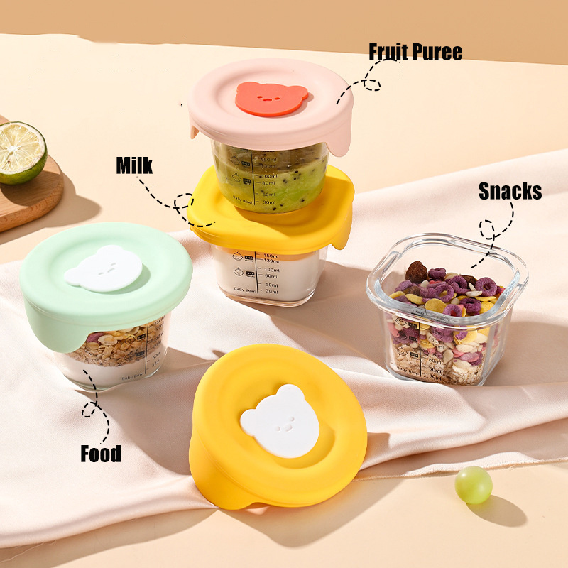 180ml Glass Baby Food Storage  - Baby Food Glass Jar 评论和价格