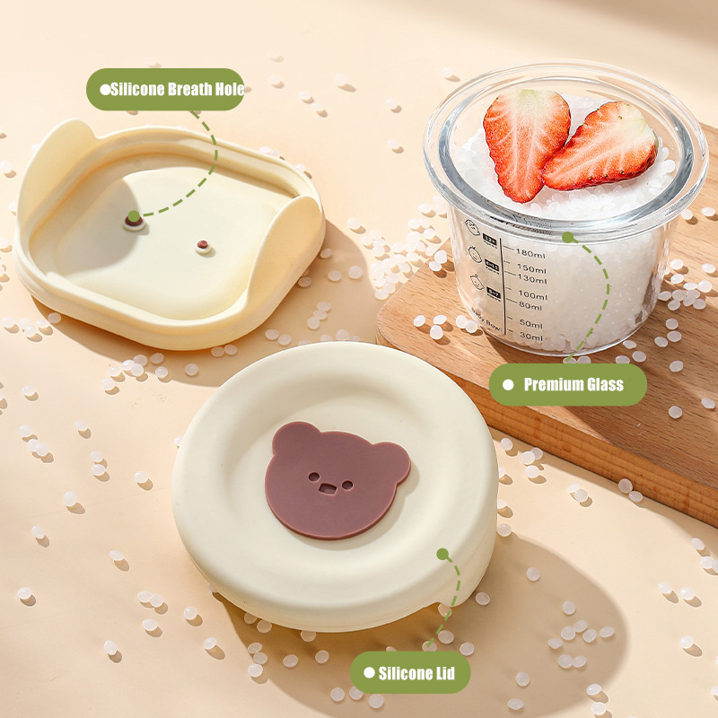 180ml Glass Baby Food Storage  - Baby Food Glass Jar 评论和价格