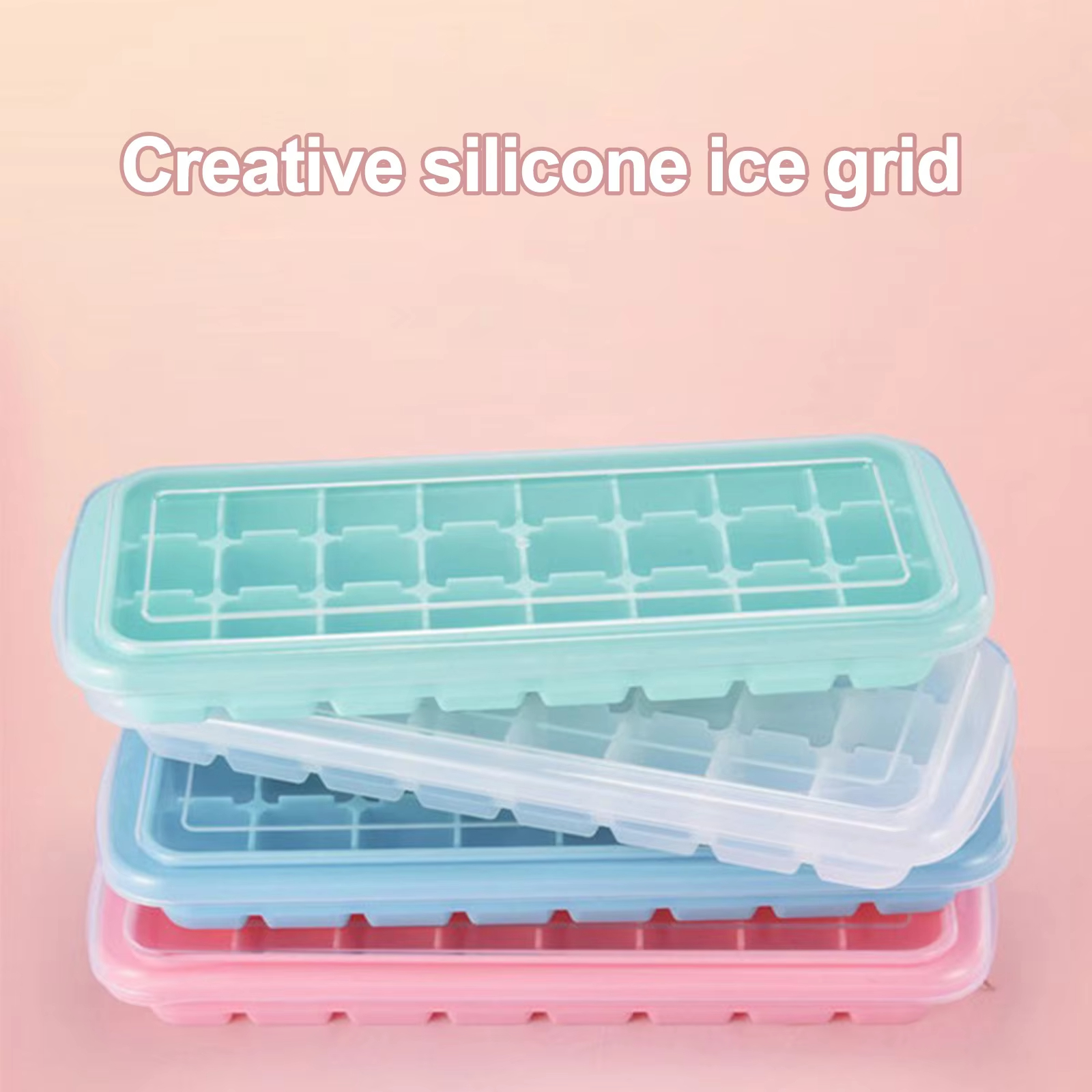 Silicone Ice Cubes Tray with L - Easy Baby Food 评论和价格
