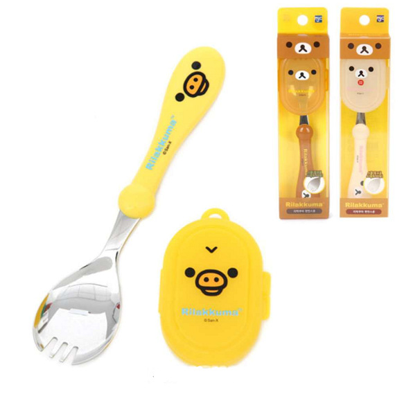Rilakkuma Spoon Fork Integrate - Baby Food Utensil 评论和价格