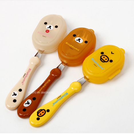 Rilakkuma Spoon Fork Integrate - Baby Food Utensil 评论和价格