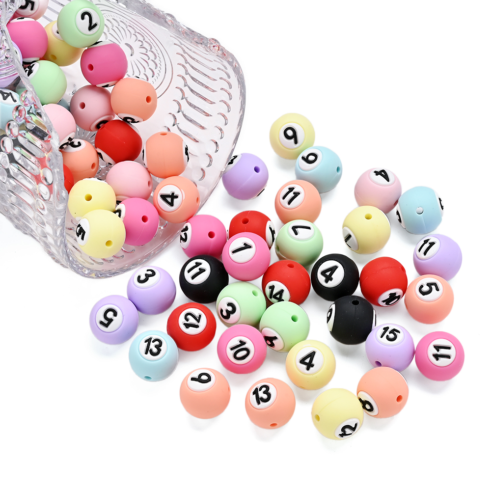 15Pcs 15mm Silicone Round Bead - Baby Food Processor 评论和价格
