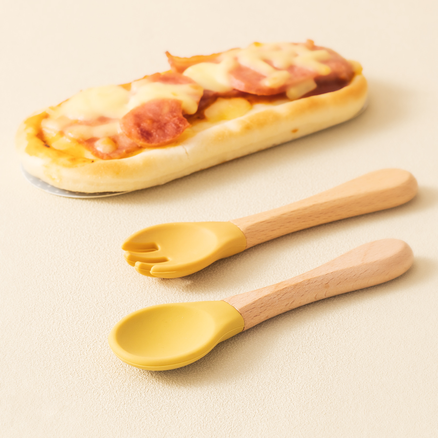 2PCS Baby Learning Spoons Uten - Baby Food Utensil 评论和价格