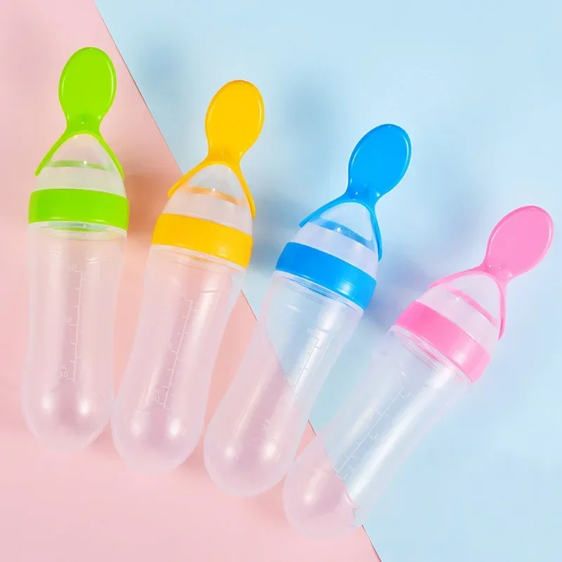 Safe Baby Feeding Bottle Spoon - Baby Food Bites 评论和价格