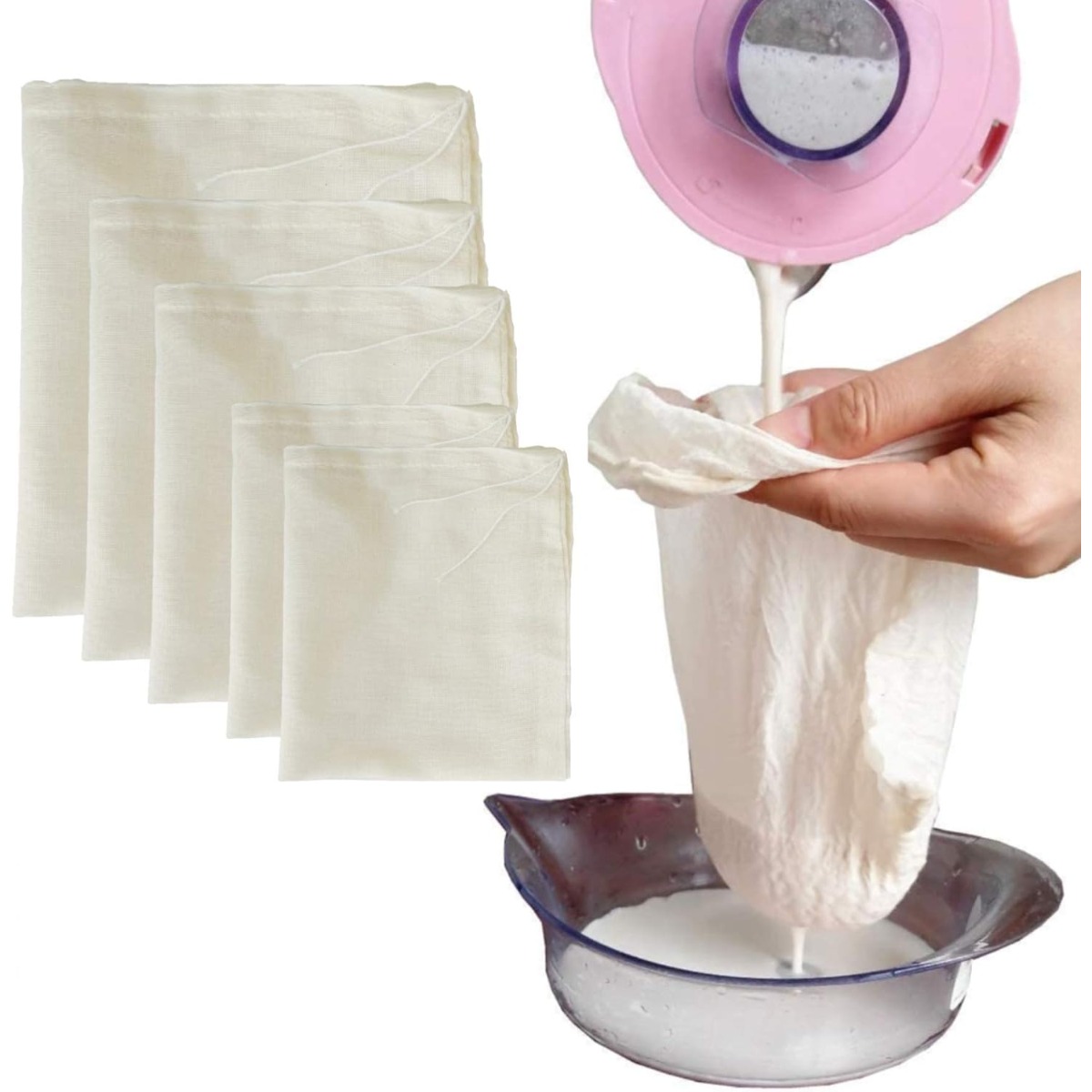 X-Small Reusable Cotton Filter - Food Pouch Reusable 评论和价格