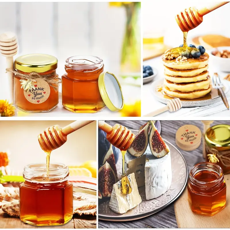1.5oz, Hexagonal Mini Glass Ho - Baby Food Glass Jar 评论和价格