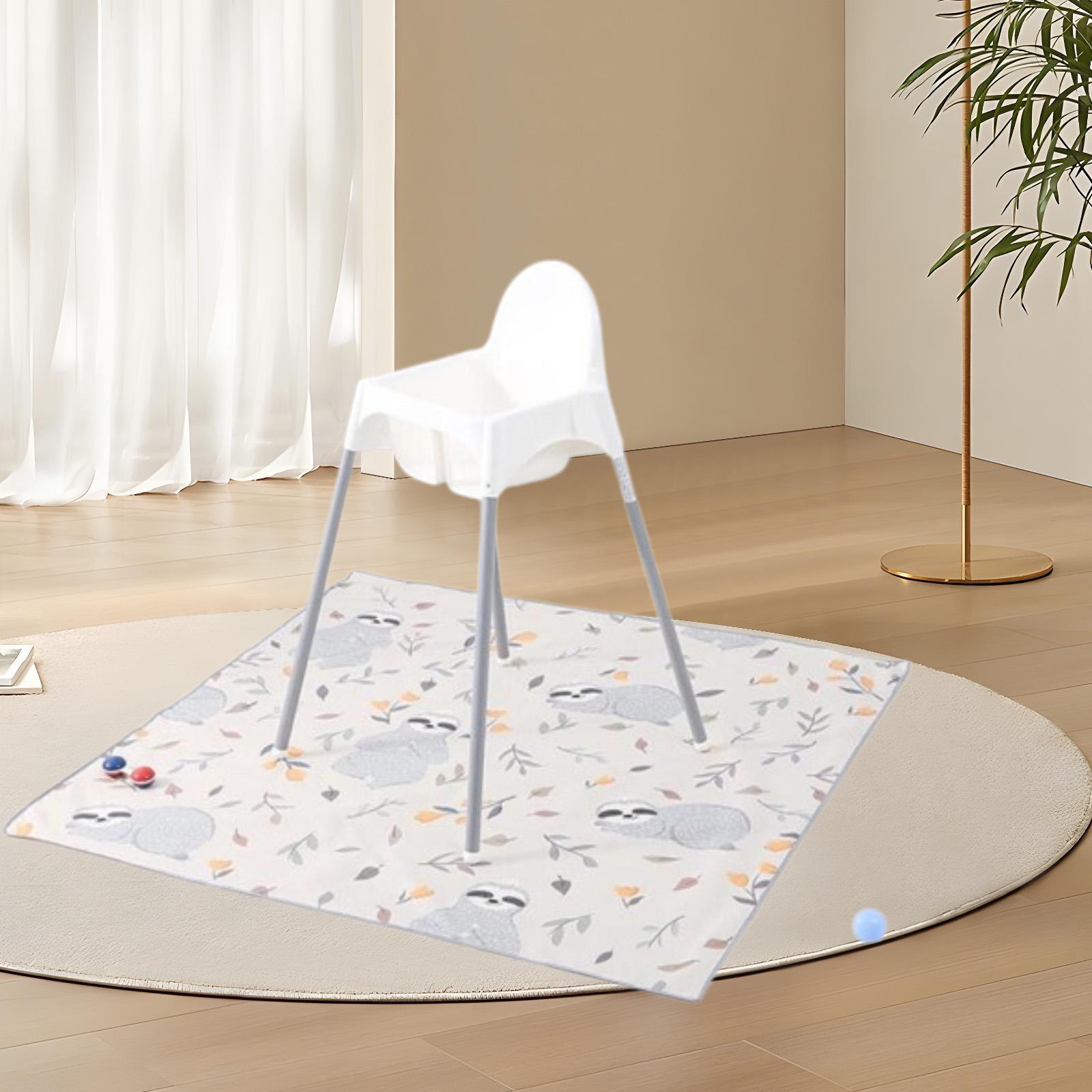 Anti Splash High Chair Floor M - Highchair Splash Mat 评论和价格