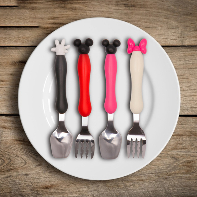 Cartoon Mickey Children Spoon  - Baby Food Utensil 评论和价格