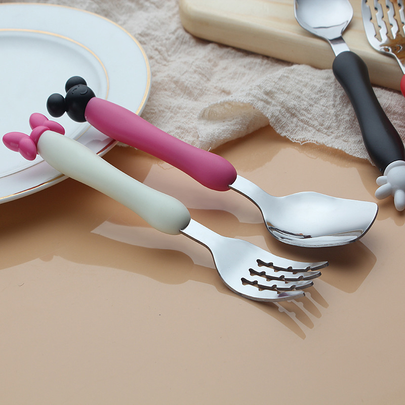 Cartoon Mickey Children Spoon  - Baby Food Utensil 评论和价格