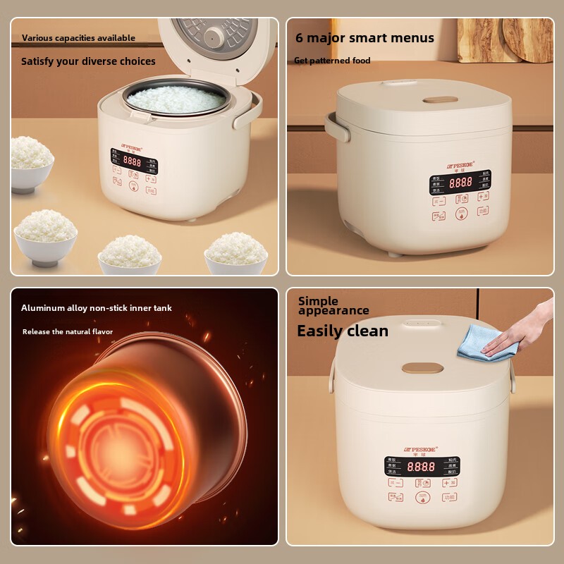 Smart rice cooker for househol - Baby Rice Food 评论和价格