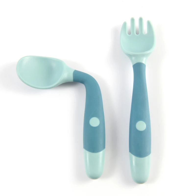 1 pair Silicone Spoon for Baby - Baby Food Bites 评论和价格