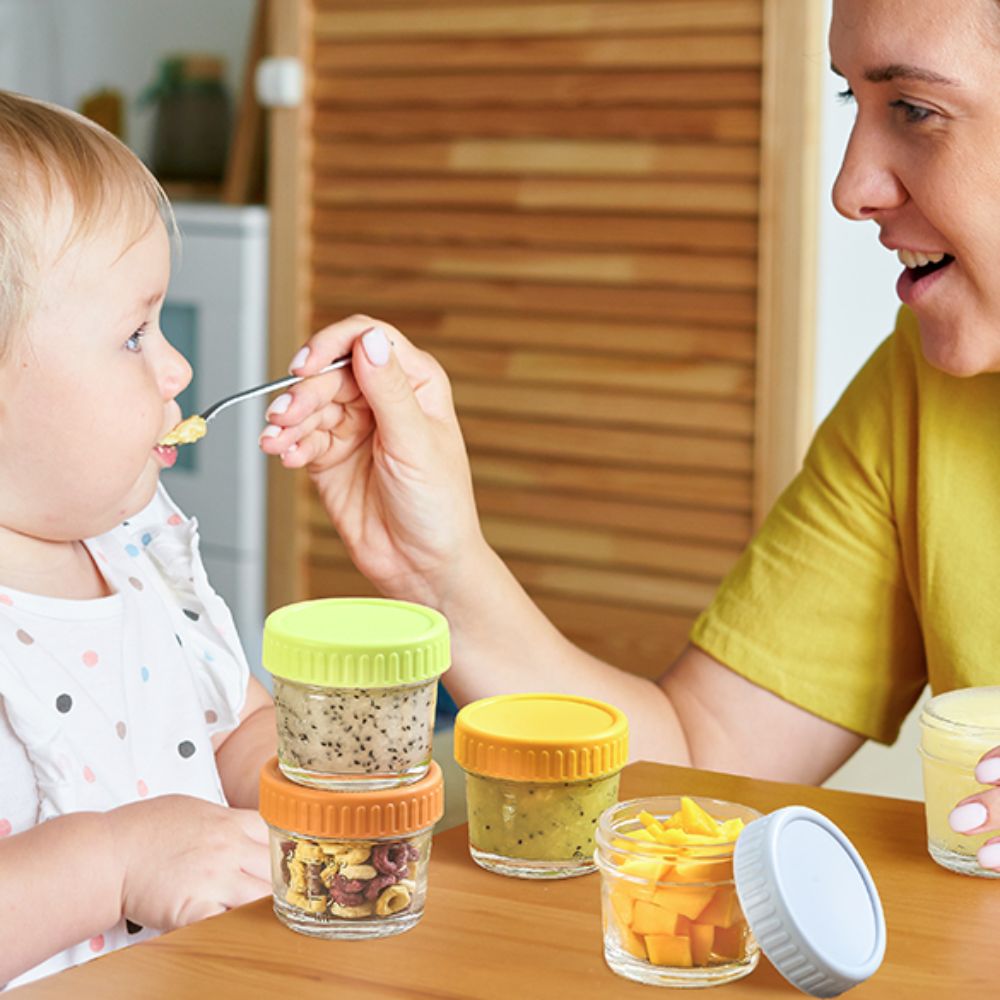 6pcs Multipurpose Glass Baby F - Baby Food Glass Jar 评论和价格