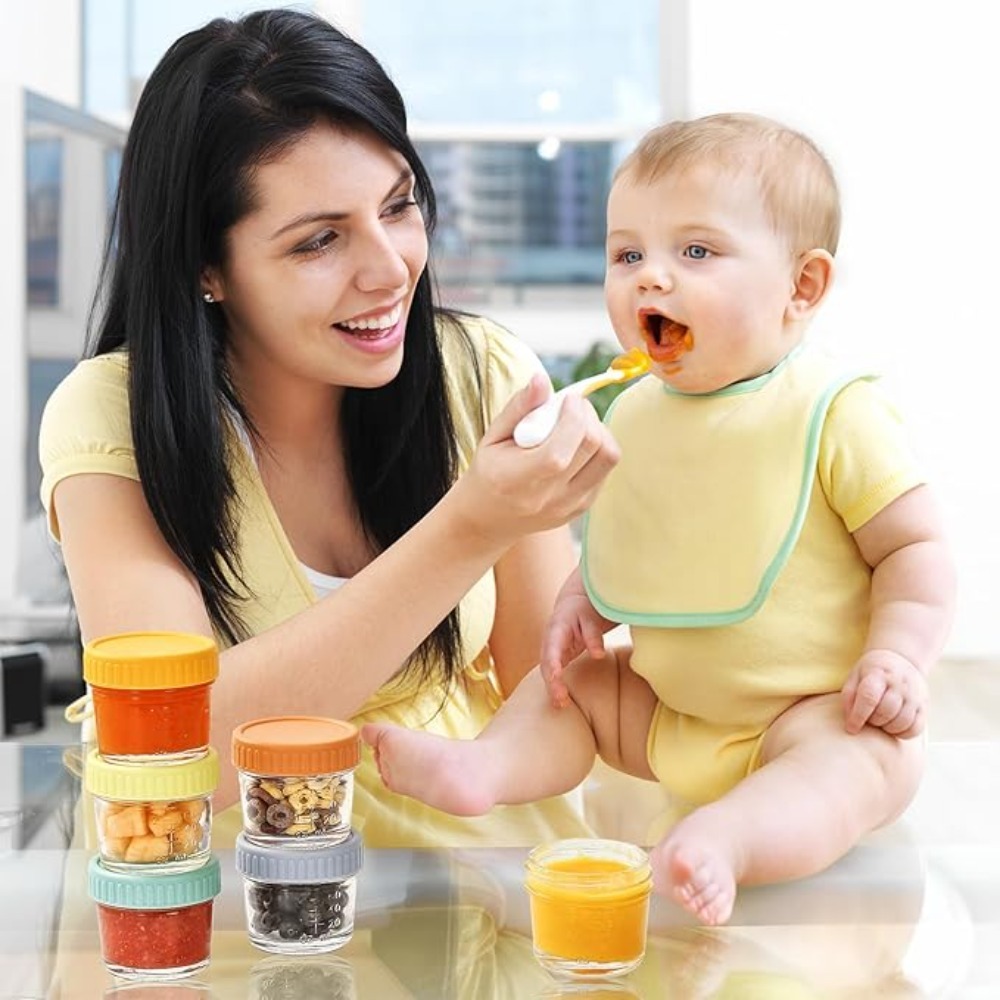 6pcs Multipurpose Glass Baby F - Baby Food Glass Jar 评论和价格
