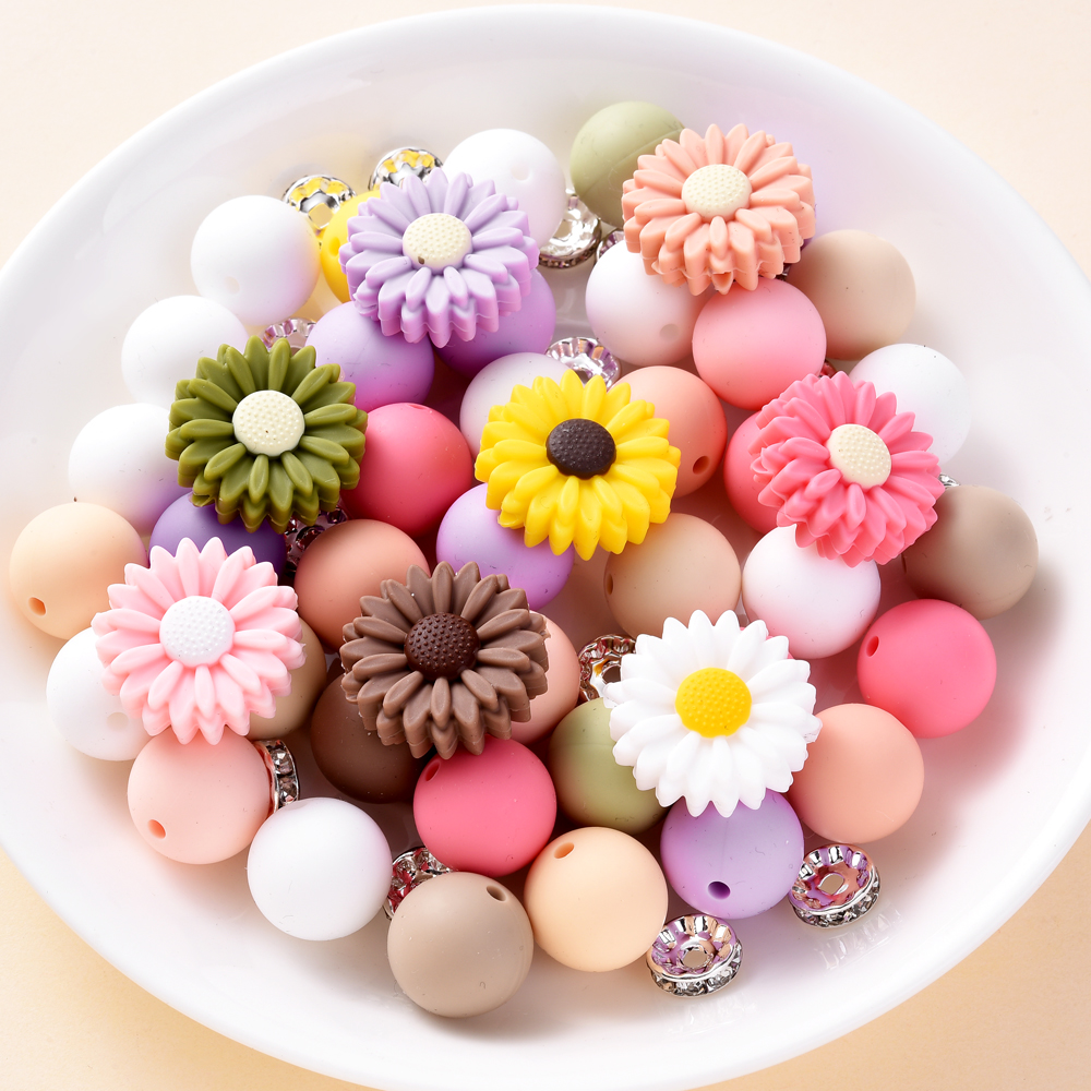 30Pcs Silicone Beads Round Bea - Baby Food Set 评论和价格