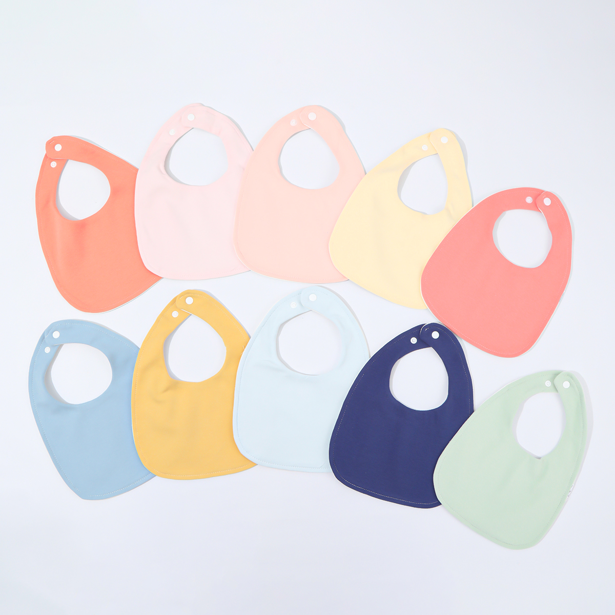 10-piece baby bib U-shaped sal - Baby Food Set 评论和价格