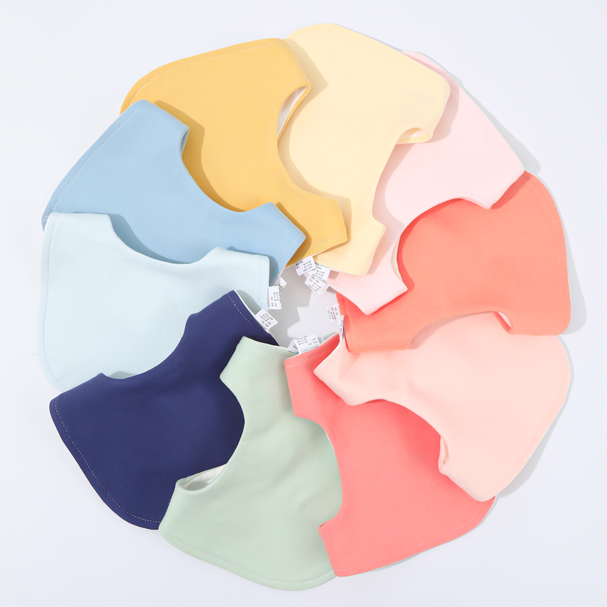 10-piece baby bib U-shaped sal - Baby Food Set 评论和价格